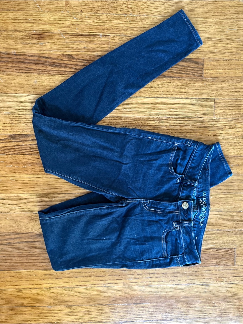 X-Long (Tall) American Eagle Outfitters Indigo Skinny Jeans/Jeggings